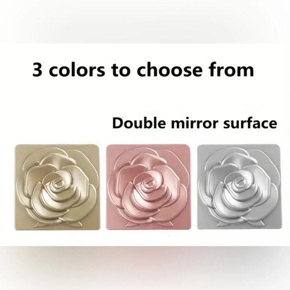 Metallic mirror compact- double sided. New!!! Choose Rose or champagne! - Picture 10 of 10